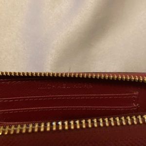 Red leather Michael Kors women’s wallet